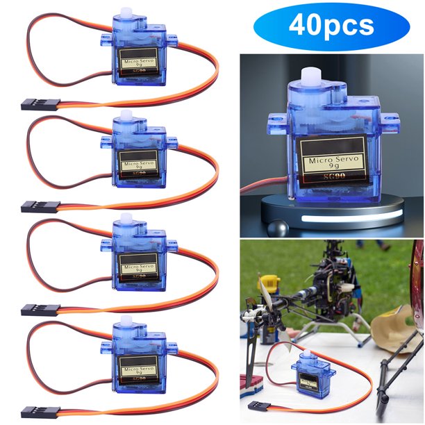 Microengranaje SG90 9G Fija para Helicóptero RC (180 Grados)