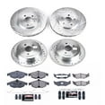 thumbnail image 2 of PowerStop Front and Rear Z23 Evolution Sport Carbon-Fiber Ceramic Brake Pad and Drilled & Slotted Rotor Kit Fits: DODGE Select Models K8969, 2 of 7