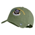 thumbnail image 2 of Air Force Special Operations Command Embroidered Washed Solid Pigment Dyed Cotton Twill Brass Buckle Cap - Olive OSFM, 2 of 5