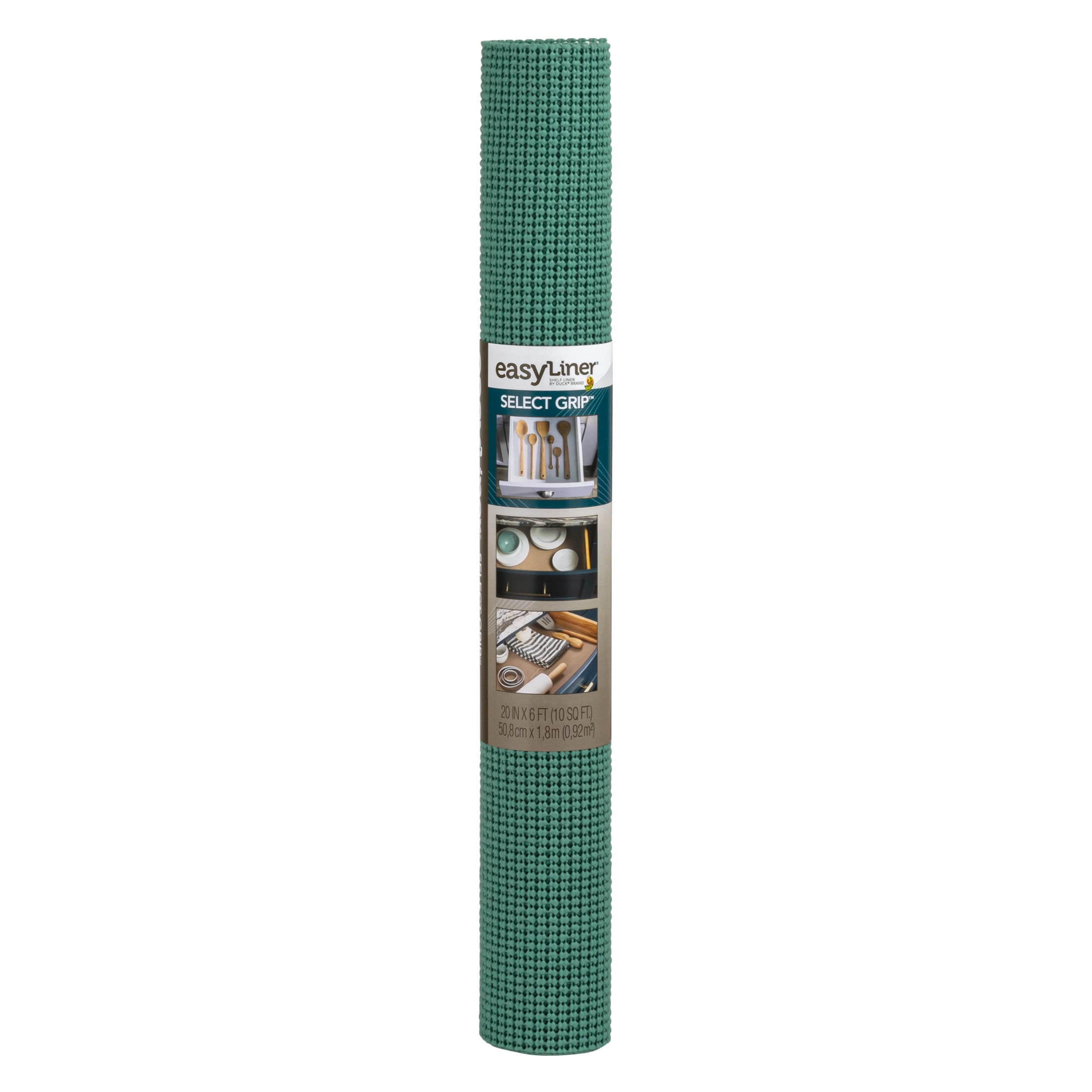 (6 pack) Select Grip EasyLiner Shelf Liner, Fern Green 20" x 6' Roll