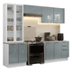 thumbnail image 1 of Cocina Integral Completa Armario de Vidrio Madesa Lux BG 04, 1 of 5