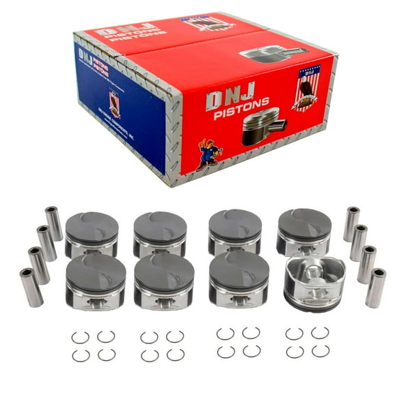 DNJ P3201 Piston Set Standard Size Fits Cars & Trucks 10-15 Chevrolet GMC Hummer 4.8L-5.3L OHV