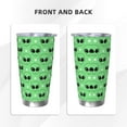 thumbnail image 3 of Cauagu alien cartoons Pattern 20oz Tumbler,Stainless Steel Vacuum Insulated Tumbler with Lid Insulated Coffee Mug Thermal Cup with Splash Proof Sliding Lid-Without Straw, 3 of 8