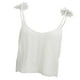thumbnail image 5 of Camisola informal de punto blanca con tirantes finos para mujer SG, 5 of 8