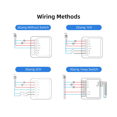 thumbnail image 2 of 3-Way On/Off Switch Graffiti Smart WiFi Smart 3-Way On/Off Switch Mini Concealed Box Switch,1 x Tuya Smart Switch 1 x English Instruction Manual, 2 of 8
