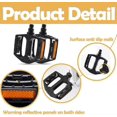 thumbnail image 3 of Pair of Bicycle Pedals Road Bike Universal Mountain Bike Pedals Trekking Bike Non-slip Mountain Bike Pedals Bike Parts -Qin, 3 of 5
