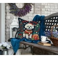 thumbnail image 4 of Bichon Frise Christmas Fabric Decorative Pillow 18 in x 18 in, 4 of 5