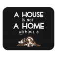 thumbnail image 2 of WIRESTER 8.66x7.08 in Rectangle Mouse Pad with Non-Slip Rubber Base for Computers, Laptop, Office & Home - A House Is Not A Home Without A Basset Hound Dog, 2 of 5