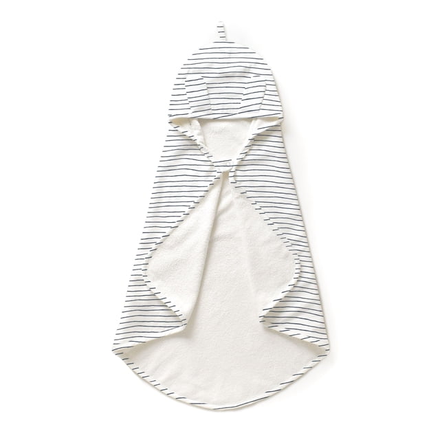 Toalla MakeMake Organics con capucha para bebé, algodón orgánico, 89 x 89 cm