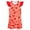 Z27Red, variant on Girls Pajamas Dress Toddler Nightgown Sleepwear Cute Flutter Short Sleeves Lounge for Kids #Green 12-18 Months