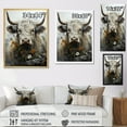 thumbnail image 4 of Designart "Profile Of A Yak With Flowers I" Yaks Wall Art Prints, 4 of 7