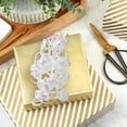 thumbnail image 2 of Hallmark Curly Ribbon Gift Bow (White and Iridescent), 2 of 6