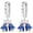 Blue Bell, variant on 925 Sterling Silver Drop & Dangle Earrings for Women,Butterfly Dragonfly and Bee|Flower and leaf Earrings, Suitable for Sensitive Ears Fashion Jewelry Gift- Hypoallergenic Earrings