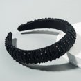 thumbnail image 1 of Diadema con cuentas tejidas a mano para el cabello Homing Hair Hoop, estilo barroco, esponja, accesorios simples para el cabello facial para mujer, 1 of 6