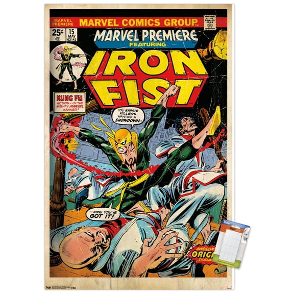 Marvel Comics Iron Fist - Premiere Cover #15 Wall Poster, 22.375" x 34"