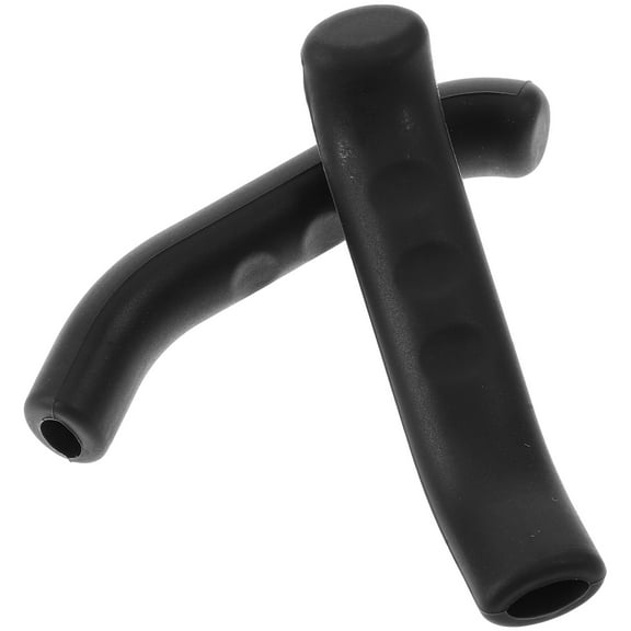 Silicone Bike Brake Grip Covers for Home Use Nonslip Texture Black Color Universal Fit for Various