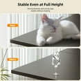thumbnail image 5 of 63" L Shaped Electric Standing Desk, Height Adjustable Stand up Corner Desk, Sit Stand Home Office Desk with Splice Board, Black, 5 of 8