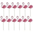 thumbnail image 2 of Paquete de 12 Adornos para Cupcakes con Flamencos en 3D, 2 of 8