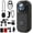Black, variant on 4K Mini Body Camera with EIS, Wearable Action Body Cam, Sports Action Camera Thumb Size Hands-Free Recording Body Worn Camera, Portable Camcorder Mount Anywhere for Work, Travel,Fishing(Black)