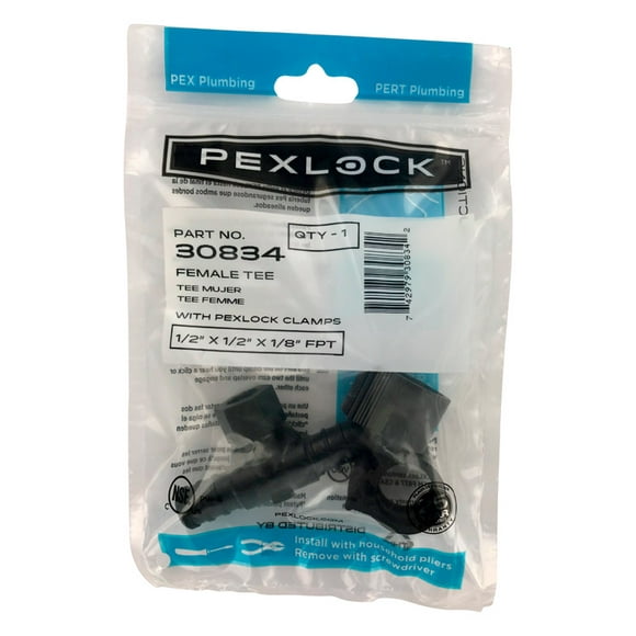 RDC TEE/CLMP 1/2X1/2X1/8 (Lot de 1)