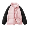 thumbnail image 2 of Pisexur Mens Winter Jacket Men's Leisure Time Color Blocking Lightweight Jacket Warm Winter Coat Mens Puffer Jacket Winter Coats for Men Plus Size Jackets, 2 of 8