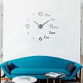 thumbnail image 2 of Pluokvzr DIY Wall Clock Frameless Mute Wall Clock Acrylic Digital Electronic Large 3D DIY Creative Silent Wall Clock for Home Office Decorations, 2 of 11