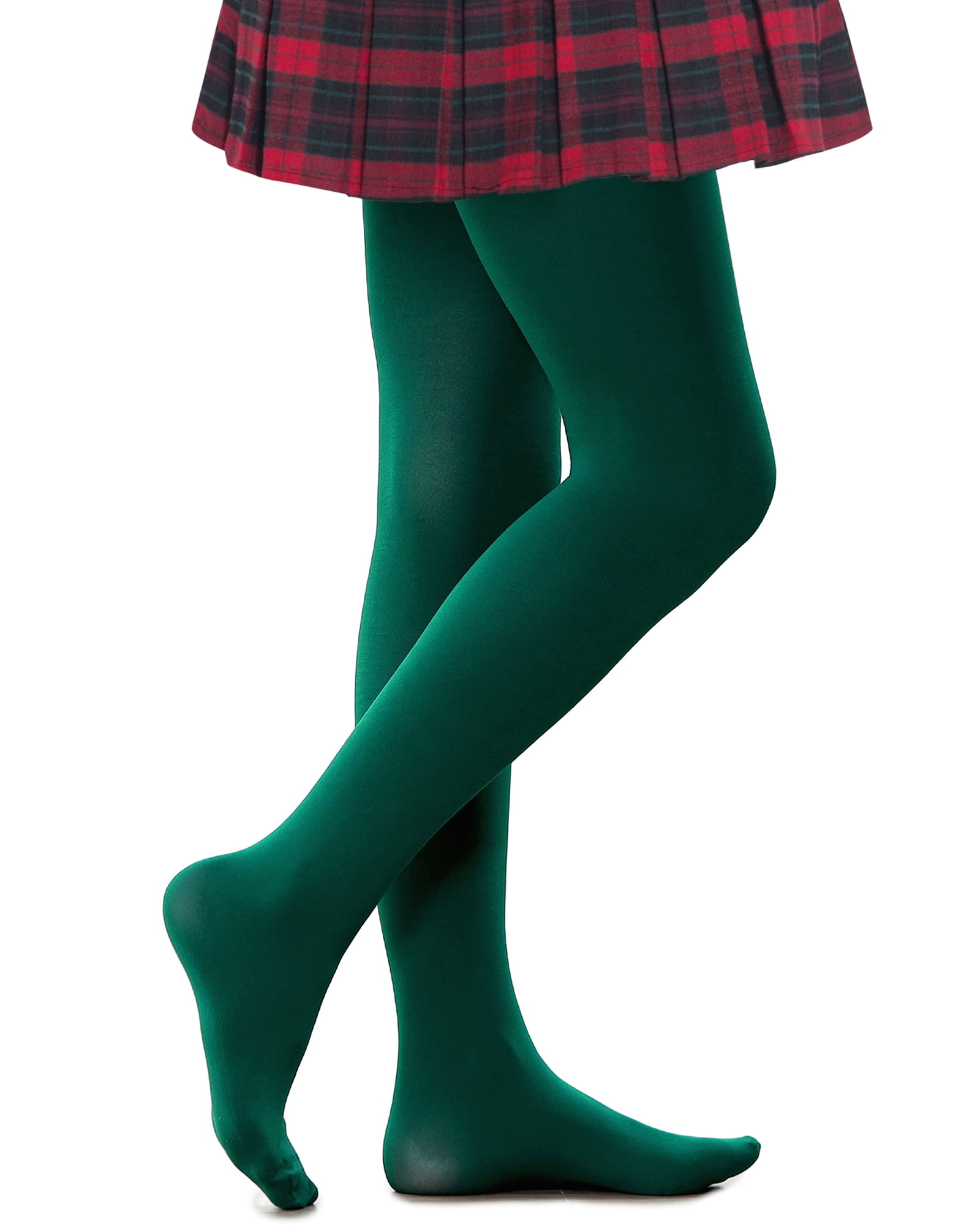 Stelle Little Girls Footed Dance Tights Students School Footed Tights