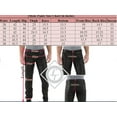 thumbnail image 4 of Beautifully Designed Blue Color 100% Lambskin Leather Motorcycle Atheletic Pant For Men Size -30, 4 of 4