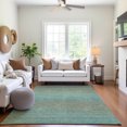thumbnail image 6 of Addison Rugs Mayfield Premium Machine Washable Transitional Stripes Teal Rectangle Rug, 10' x 14', 6 of 6
