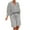 00 # Gray, variant on REORIAFEE 2 Piece Sets for Women Dressy Date Night Outfit Women's Summer Suit Fashion Long Sleeve Trousers Casual Two Piece Suit Blue L