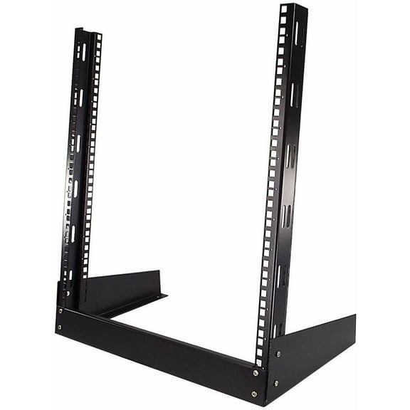 CNAweb 12U Open Frame 19" Inch Desktop 2 Post Network Rack Stand
