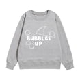thumbnail image 1 of MIASHUI Girls Sweatshirt Tops Kids Letter Print Warm Long Sleeve Sweatershirt,Grey,6-7 Years, 1 of 3