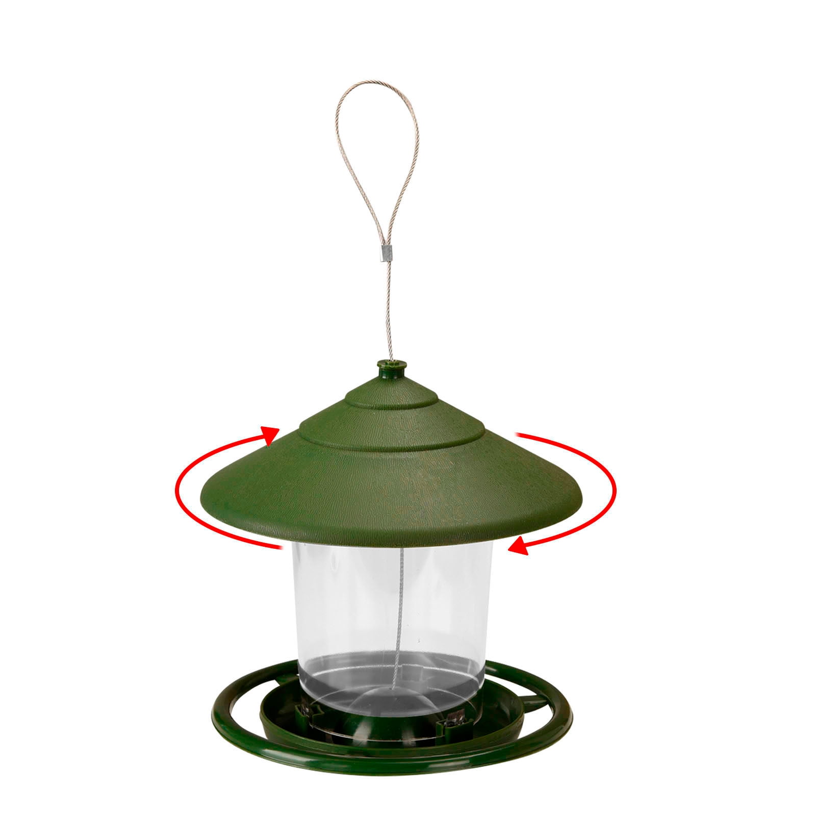Wild Bird Feeder Outdoors Weather and Water Resistant Squirrel-Proof Wild Bird feeders,Garden Decoration Yard for Bird Watchers