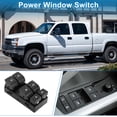 thumbnail image 2 of Interruptor de ventana eléctrica delantero izquierdo Unique Bargains para Chevrolet Silverado 1500 2500 3500 2014-2018, 2 of 7