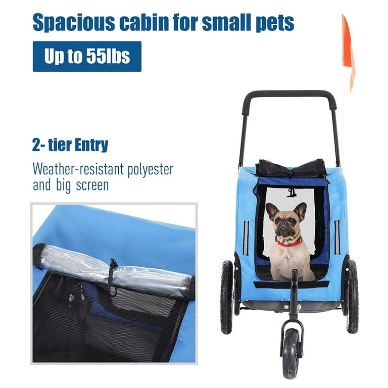 Aosom elite jr dog bike trailer pet best sale stroller