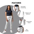thumbnail image 2 of Paquete de 3 pantalones de chándal Common Stitch para mujer, pantalones de chándal acogedores para mujer, pantalones de yoga de forro polar para mujer (disponibles en Plus), 2 of 7