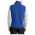 thumbnail image 2 of Yellow Rooster Men Super Soft Value Fleece Male Vest True Royal M, 2 of 6