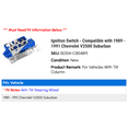 thumbnail image 2 of Ignition Switch - Compatible with 1989 - 1991 Chevy V2500 Suburban 1990, 2 of 3