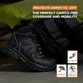 thumbnail image 5 of RefrigiWear OnyxRidge Hiker Insulated Waterproof Work Boots - Men’s 600g Cold Weather Safety Toe Hiking Boots, 5 of 8