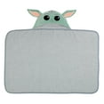 thumbnail image 5 of Lambs & Ivy Star Wars The Child/Baby Yoda/Grogu Gray Hooded Baby Bath Towel, 5 of 5