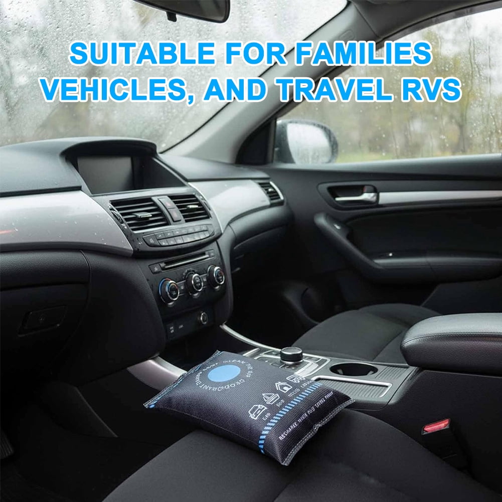 Venoro Reusable Silica Gel Car Dehumidifier Bags Windshield & Interior Moisture Control