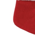 thumbnail image 6 of Northlight 6" Red Velvet Christmas Stocking with Cuff and Silver Bell Accent, 6 of 6
