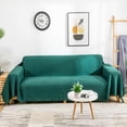 thumbnail image 4 of Couch Cover Sheet Blanket, Oversized Reversible Covers for 3-4 Cushion High Backed Backrest Sofa, Extra Large Furniture Decoration Covers Sofa Slipcovers, L Shape U-Shaped Sectional Protector, 4 of 7