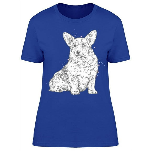 Welsh Corgi, Well Detailed T-Shirt Women -Image by Shutterstock, Female 3X-Large