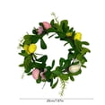 thumbnail image 3 of Easter Egg Wreath Plastic Simulation Eggs Multicolor 20X20X5Cm for Home Easter Decoration, 3 of 7