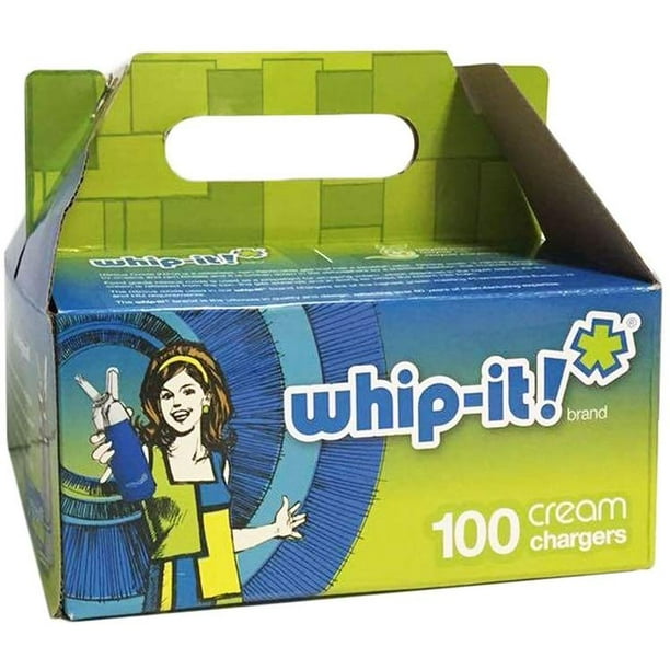 Whipit! SV6100SV0100 Cream Chargers 100Pack, Small, White