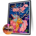 thumbnail image 2 of Pintura de diamante 5D FLhrweasw DIY Taladro redondo completo Chica Kit Arte Decoración del hogar Nuevo, 2 of 9