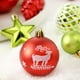 thumbnail image 4 of 65 piezas de adornos para árbol de Navidad, juego de decoración de bolas de Navidad, bola de Navidad roja, verde y blanca, juego de adornos para árbol colgante inastillable, 4 of 6