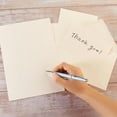 thumbnail image 2 of 50pcs A7 Beige Greeting Card and Envelope Set for Postcards Invitations (50 Cards, 50 Envelopes, 50 Sticker Sheets), 2 of 5