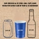 thumbnail image 3 of Party Cups Steel Chill Cups, 473 ml, paquete de 12, azules, 100% reciclables, 3 of 7